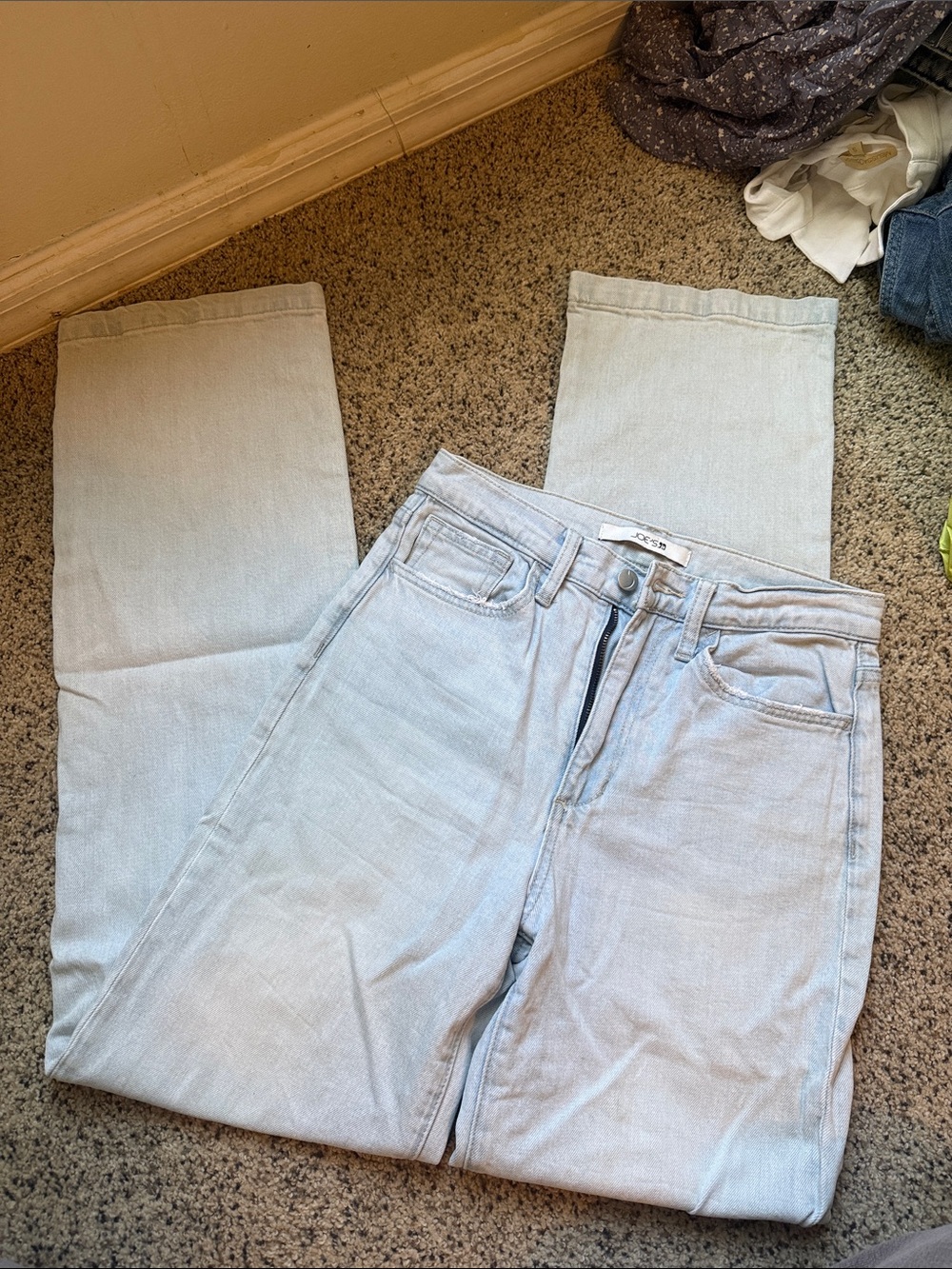 Joe's Jeans Light Blue High-Rise Straight Leg